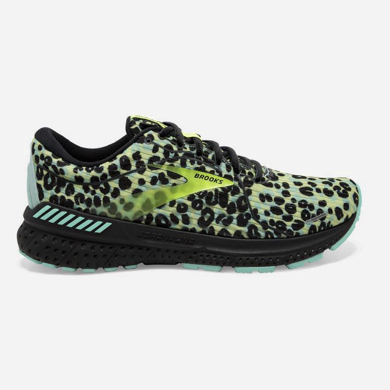 Brooks Adrenaline Gts 21 Womens Road Running Shoes - Ocean/Black/Nightlife/Camo - Philippines (37182